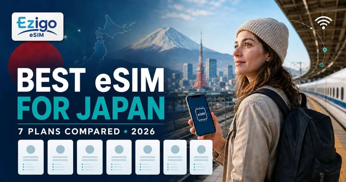 Best eSIM for Japan in 2026 with seven plans compared by Ezigo