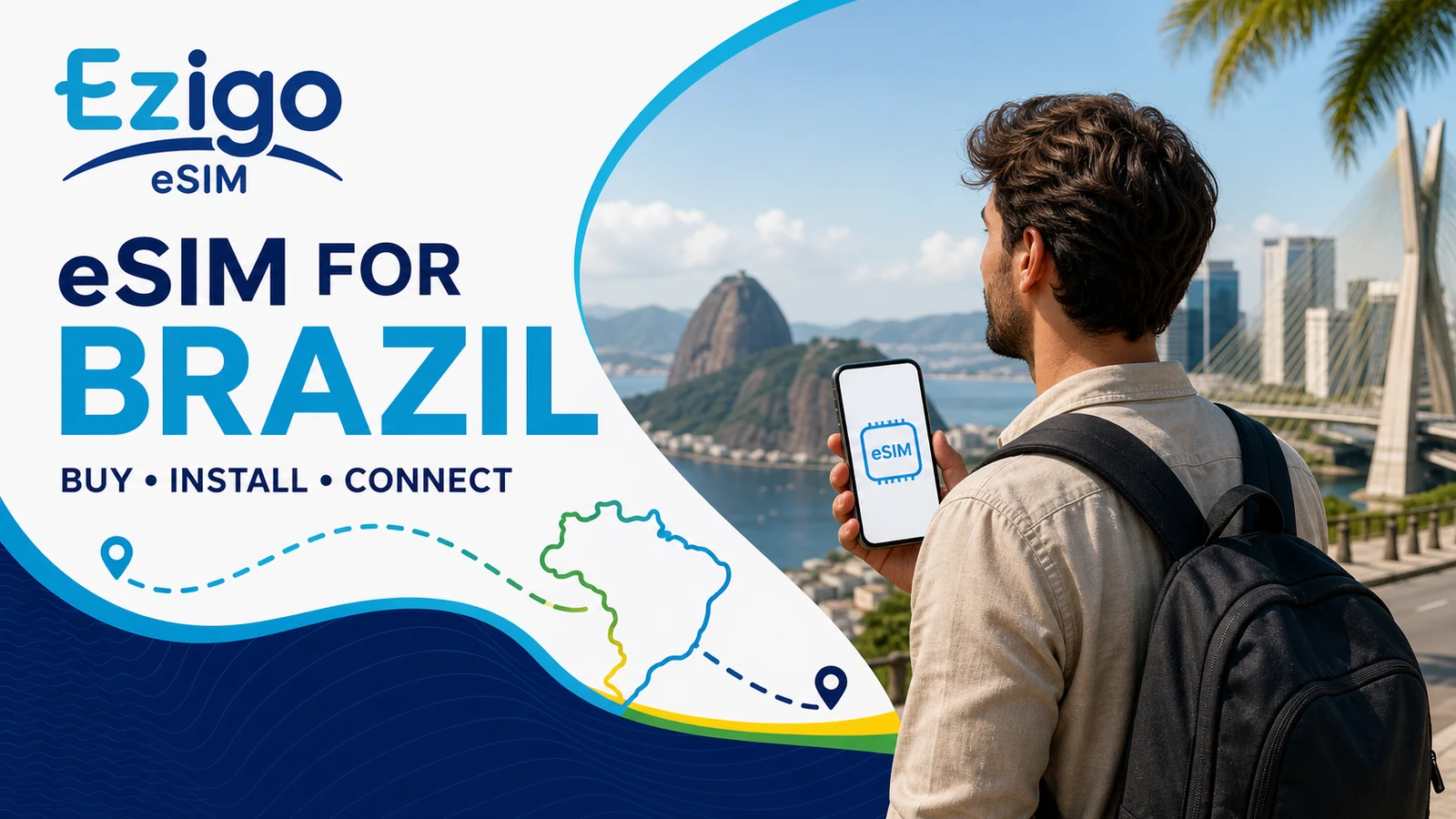 eSIM for Brazil setup and travel guide by Ezigo eSIM