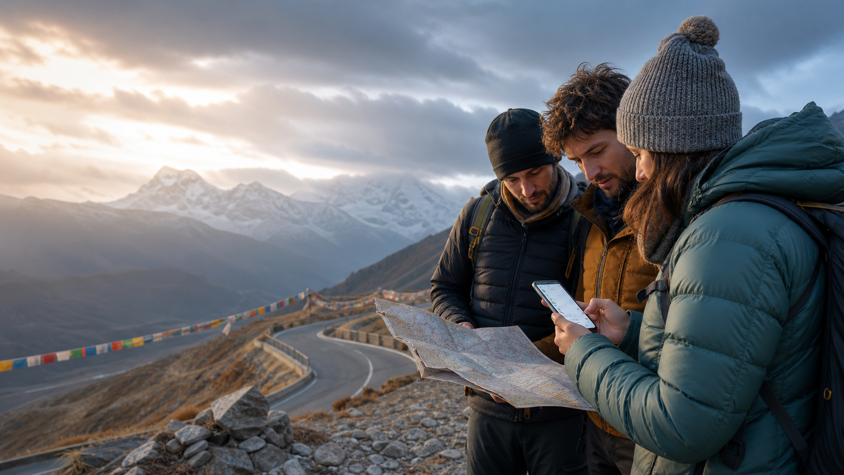 China Nepal border travel eSIM planning in the Himalayas