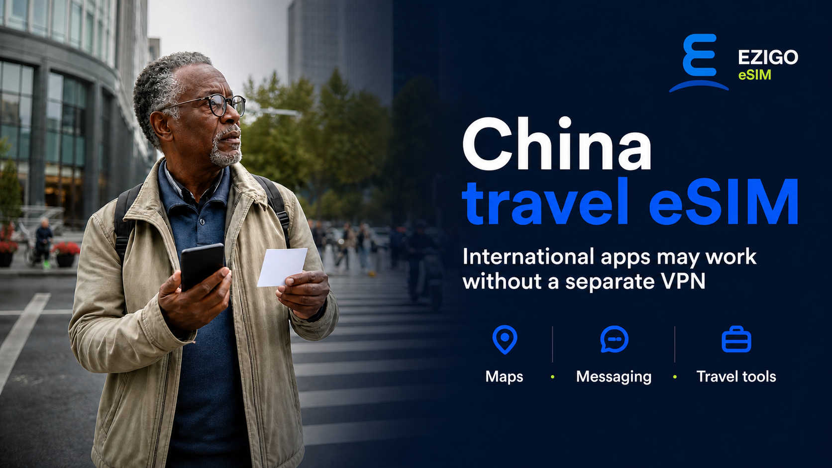 International app access with a China travel eSIM China travel eSIM and international app access