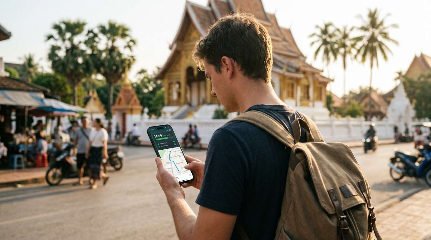 How much data do I need for travel across Southeast Asia using Google Maps and mobile data