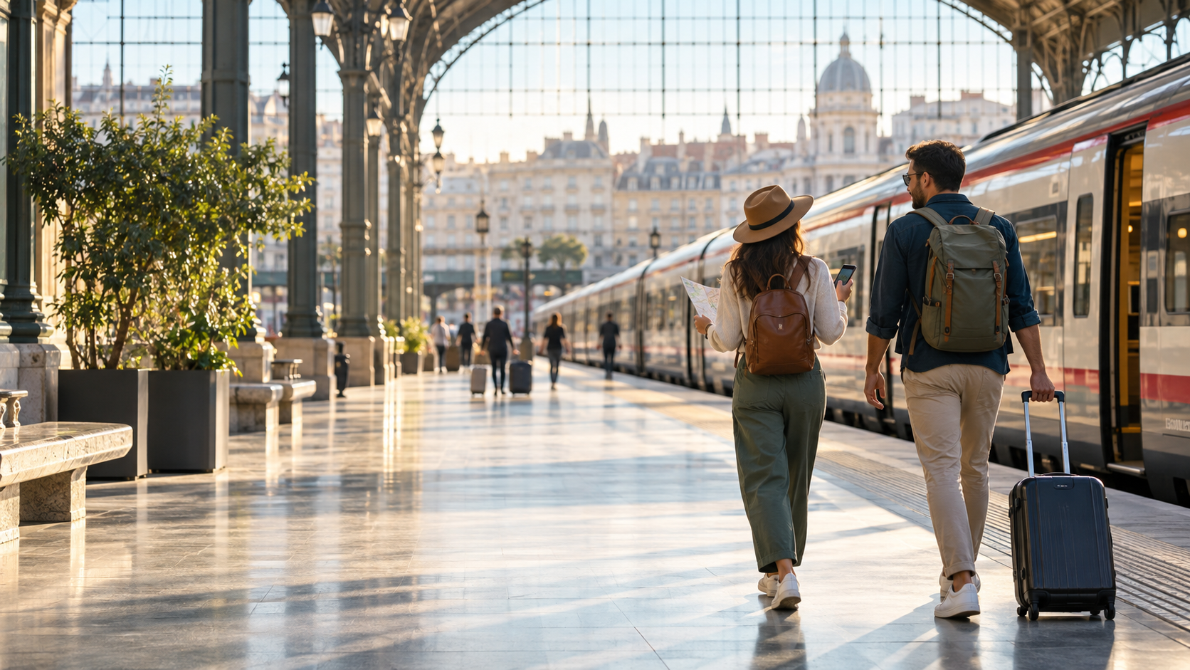 Europe travel guide for first-timers railway station trip