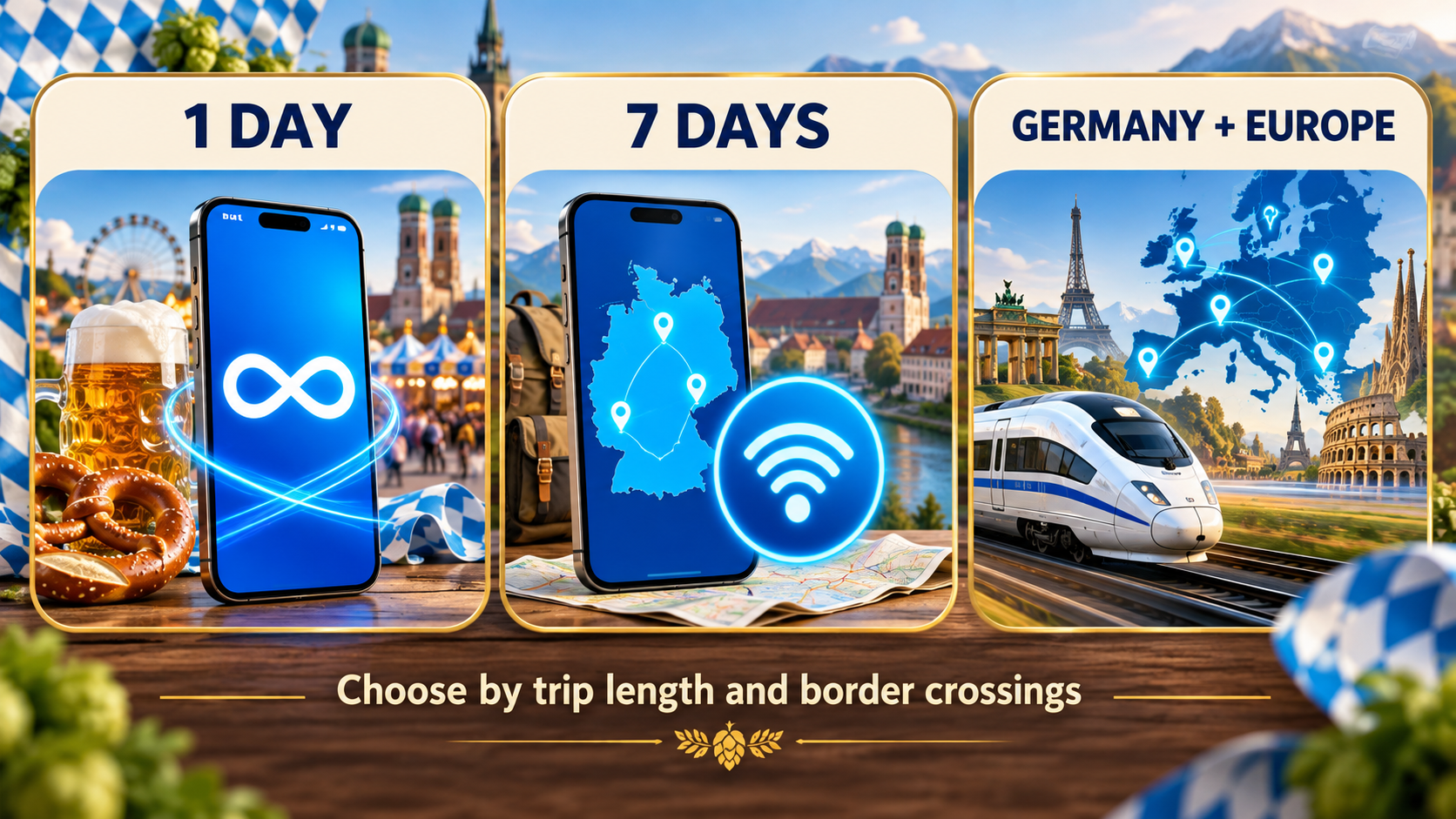 Decision guide for one-day, seven-day and multi-country Oktoberfest trips