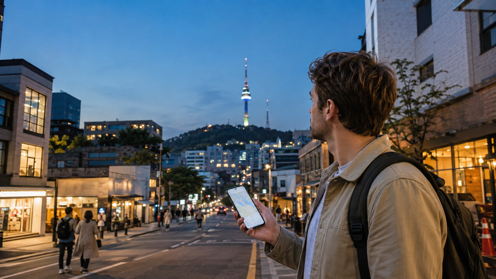 South Korea internet eSIM for maps and mobile navigation in Seoul