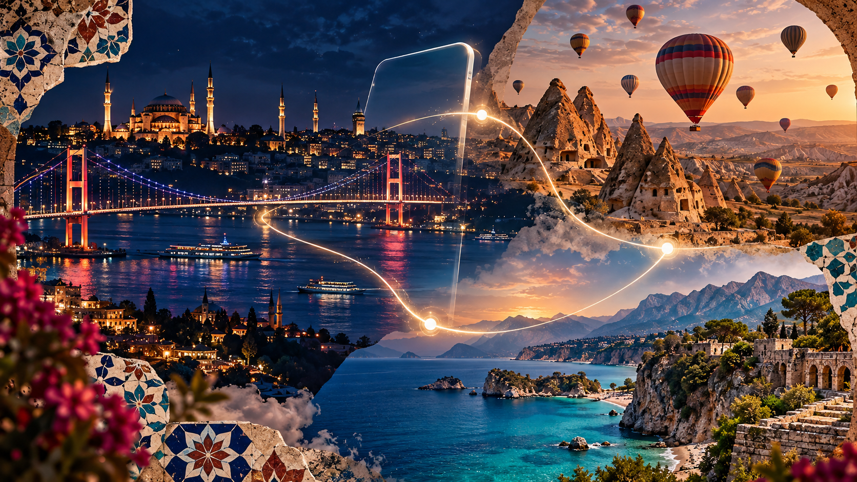 Turkey eSIM network connectivity across a multi-stop travel itinerary