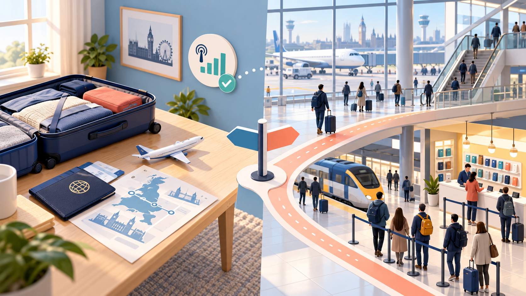 Connect Before Travel or After UK Arrival Choosing between arranging UK mobile data before departure and buying a local SIM after arrival