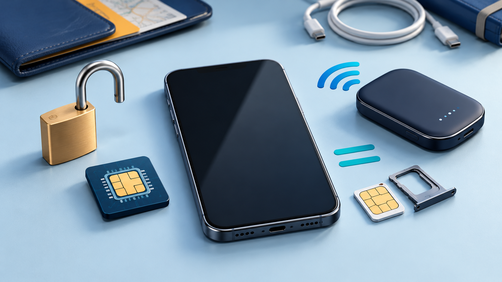 Checking an unlocked phone and eSIM compatibility before USA travel
