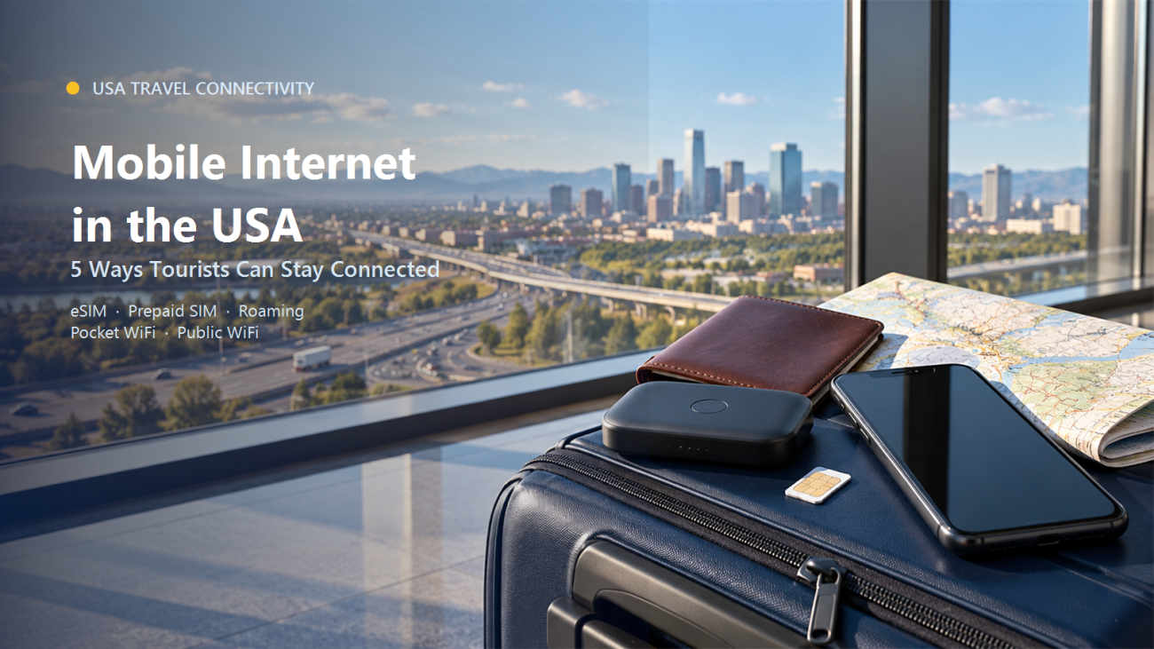 How to get mobile internet in the USA as a tourist